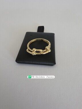 18K Real Gold Hardwear Ring 7